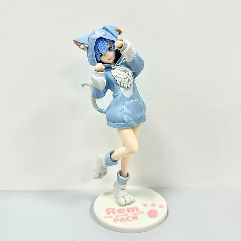 reijax Zero -Starting Life in Another World- FIGURIZM Rem Figure Remram Emilia Heterochromatic Parka Suit Figure Model (Different Colors)