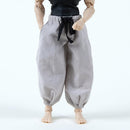 1/12 Scale Aku Jujutsu Kaisen Fushiguro Jinji Combat Uniform Suit T-shirt Belt Pants Doll Clothes 1/12 Base Clothes Set