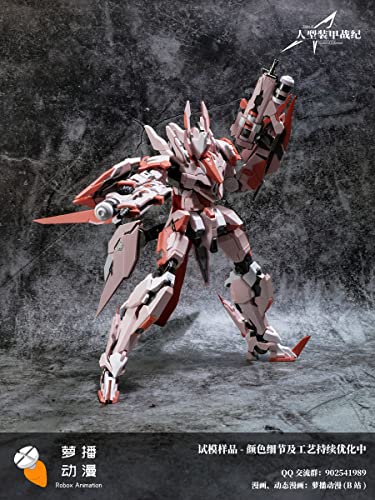 Robox Animation Humanoid Armor Senki Type 62 Tanime Assault Type Kai Natsume Pink] PVC&ABS&Alloy Painted Movable Figure