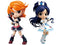 Futari wa PreCure Q posket CureBlack + CureWhite Normal color 2 types set Cure Black + Cure White