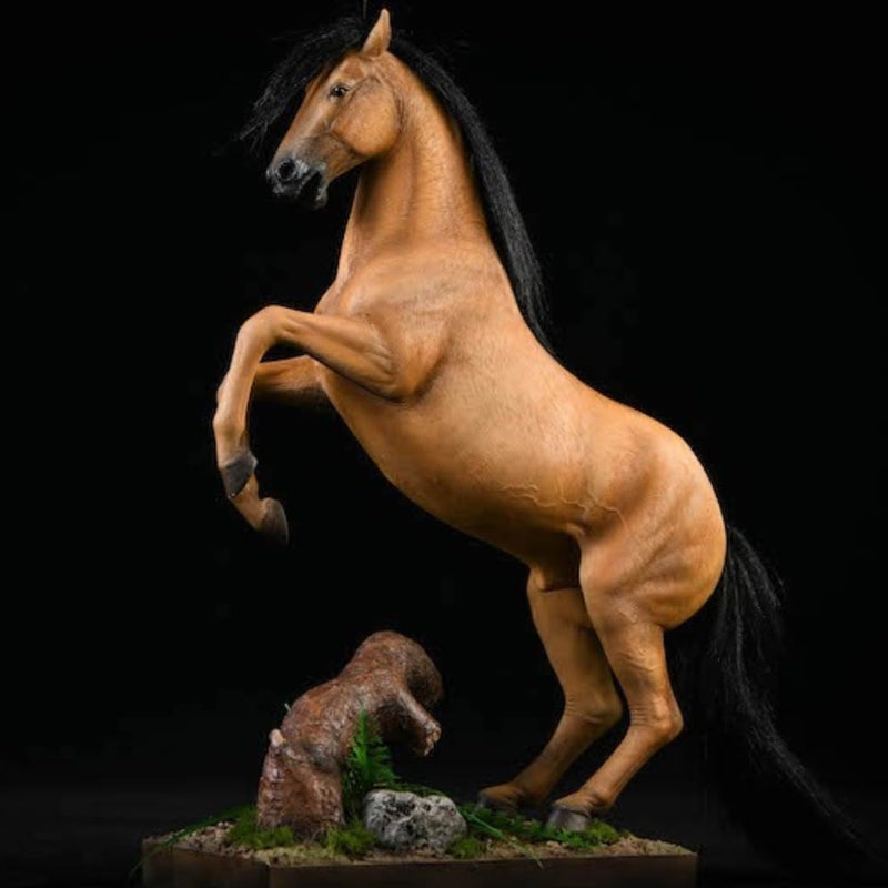 HiPlay JXK 1/12 Warm Blooded Horse 2.0 War Horse JXK037D Animal Figure Painted Finished Product Made of PVC