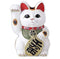 Invited cat No. 8 White Odari Cat (right hand) Tokoname ware ...