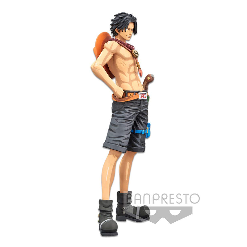 BanPrestoOne Piece Grandista Portgas.D.Ace Manga Dimensions Figure