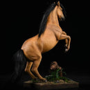 HiPlay JXK 1/12 Warm Blooded Horse 2.0 War Horse JXK037D Animal Figure Painted Finished Product Made of PVC