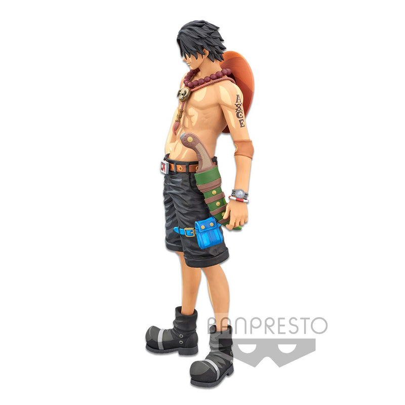 BanPrestoOne Piece Grandista Portgas.D.Ace Manga Dimensions Figure