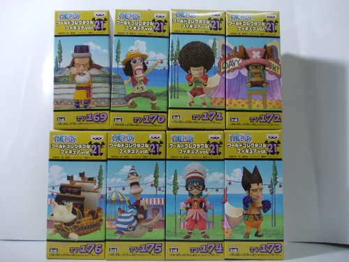 ONE PIECE World Collectable Figure vol.21 All 8 types set