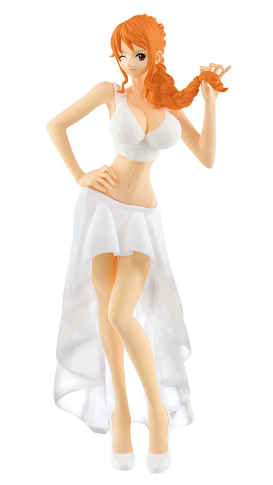 One Piece LADY EDGE:WEDDING NAMI Nami 2 types set White ver. + Yellow ver.