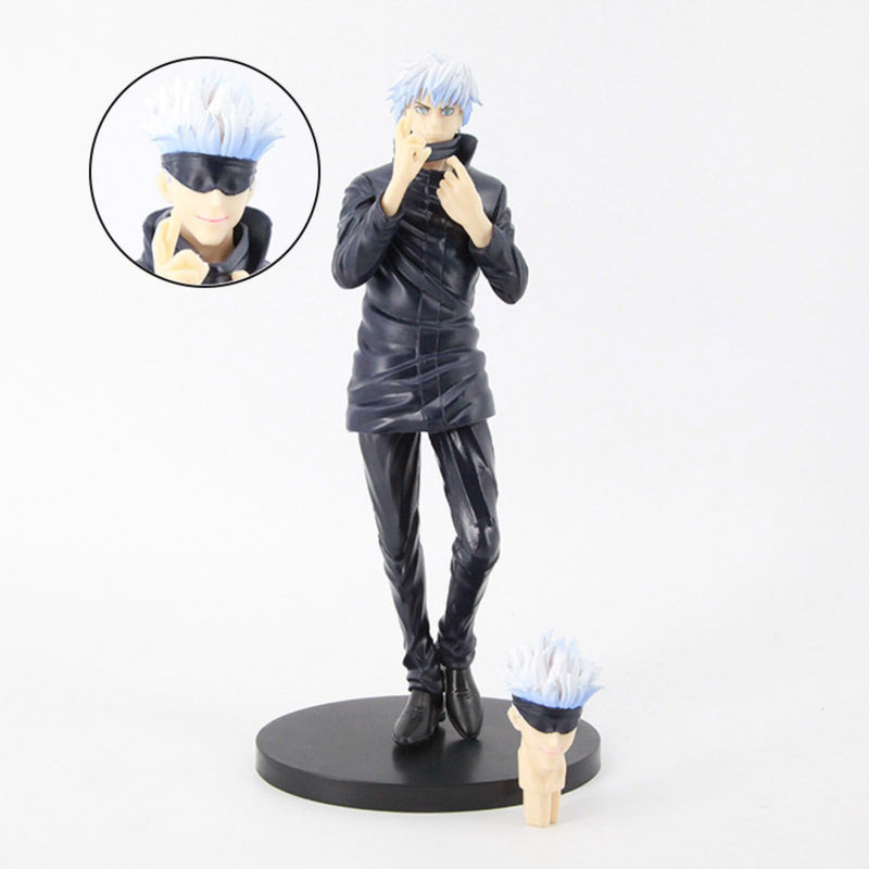 BoayDar Jujutsu Kaisen Badge Hanayashiki Kaitama Tamaori Natsuyu Ketsu Megumi Fushiguro Yuhito Kojo Toge Inumaki Nobara Kugisaki Satoru Gojo Chokonose Figure ABS&PVC Pre-painted Kaitama/Tamaori Figure 25cm Satoru Gojo