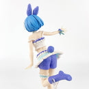 Kentoka Re:ZERO -Starting Life in Another World Figure - Rem in Another World - Scale Plastic - Starting Life in Another World from Zero - Painted Complete Product (Rabbit Ears and Blue Hair Rem)