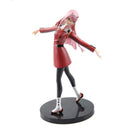 Beloved Character Model Zero Two Figure Partner Killer 02 Figure PVC Standing Posture Figurine Desktop Ornaments Collectibles