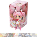 Super Sailor Chibi Moon: 13cm Q Posket Mini Statue Figure A.C.G.1 Compatible Theme Trading Card (16622)