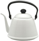 Noda enamel drip kettle II enamel 2L IH compatible White Made in Japan DK-200W