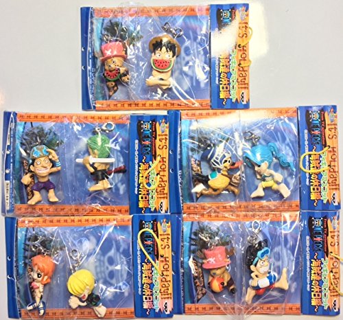 One Piece Figure Mascot ~Pirates' Holiday Edition~ All 5 types Banpresto