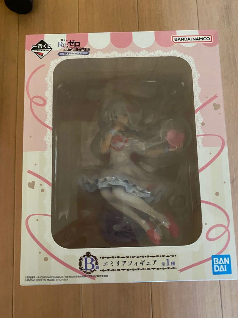 Ichiban Kuji Re:ZERO -Starting Life in Another World- Horo-Ama Happy Life B Prize Emilia Figure