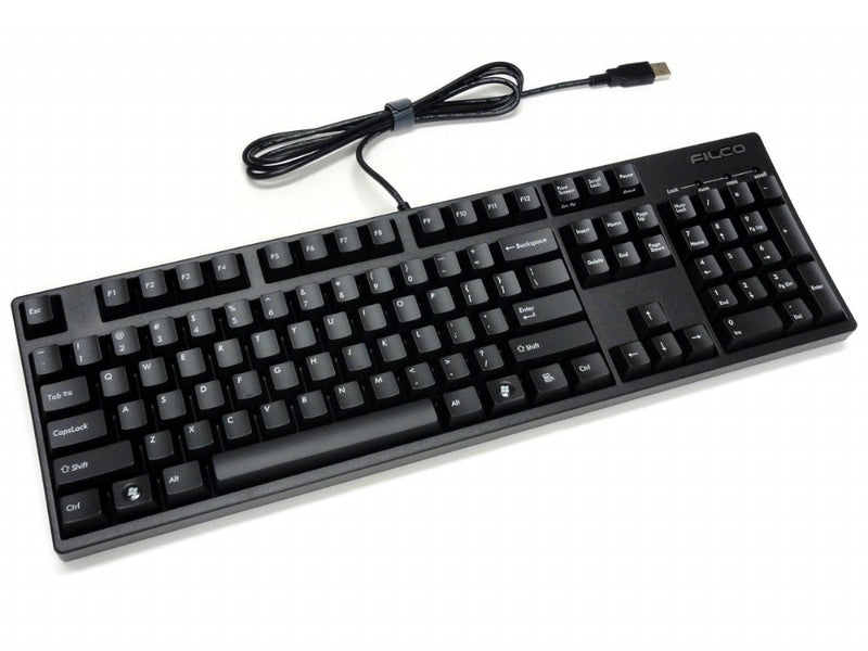 FILCO MAJESTOUCH 104 Red axis US ASCII Semorable 104 Key USB & PS2 Compatible N Kie Roll Overscry CHERRYMX Red Axis Switch Mechanical Keyboard Black FKBN104MRL/EB2