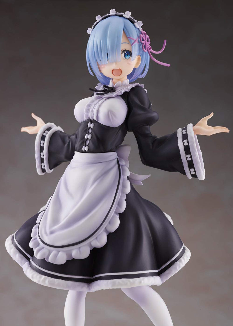 Taito Re:Zero Winter Maid Rem Colorful Anime PVC Doll Artist Masterpiece Height 20.32cm