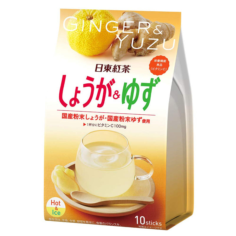 Nitto black tea ginger & yuzu 10 pieces