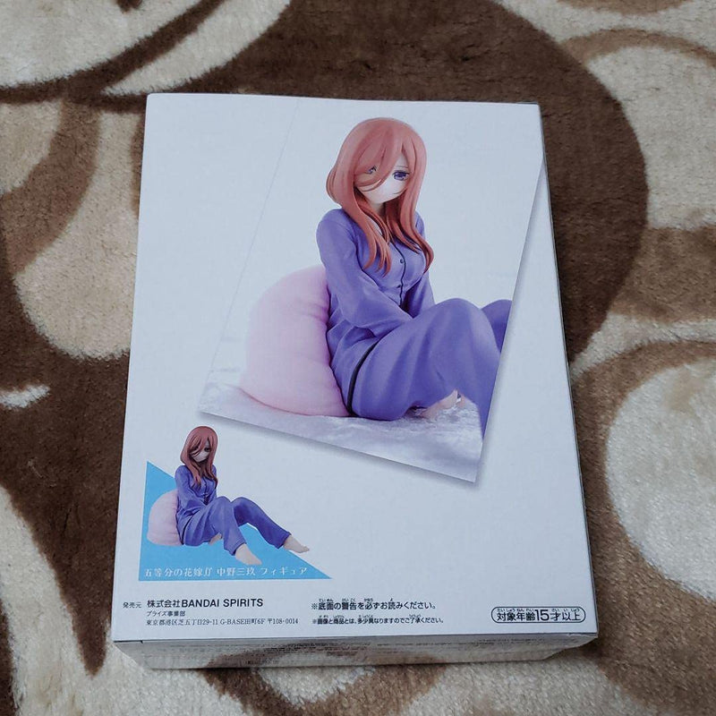 The Quintessential Quintuplets Miku Nakano Figure Pajamas Ver Banpresto