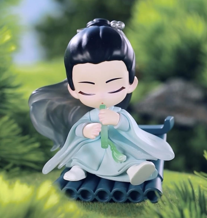 Chinese drama The Longest Promise Xiao Zhan Time Shadow Blind Box BLIND BOX PVC Q version figure official goods set 3 pieces