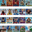 One Piece World Collectable Figure 2 Stickers Set of 20 Types Banpresto Prize