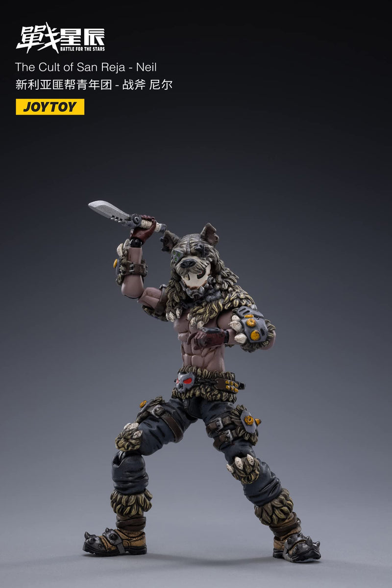 Battle Stars Sunreja's Rogue Youth Group Battle Ax Neil 1/18 scale PVC & ABS painted movable action figure