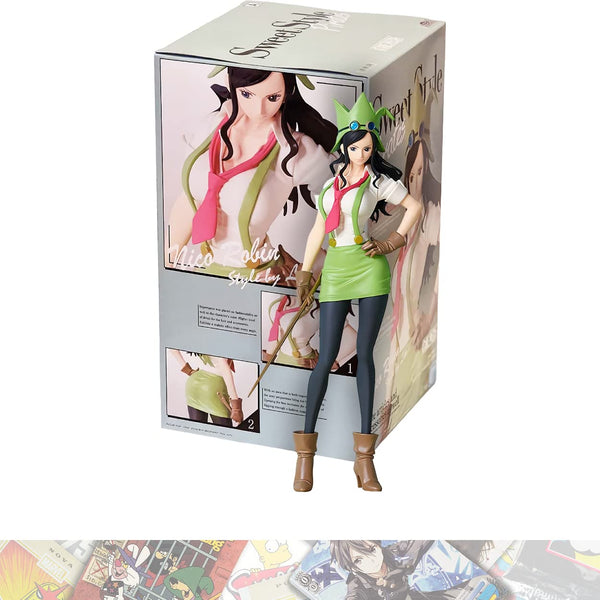 Nico Robin 23cm Sweet Style Pirate Statue Figure with 1 A.C.G. Compatible Theme Trading Card 18392