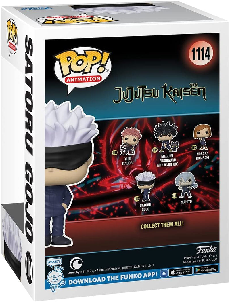 POP Jujutsu Kaisen Satoru Gojo Funko Vinyl Figure (Includes Compatible Box Protector Case) Multicolor 9.5cm