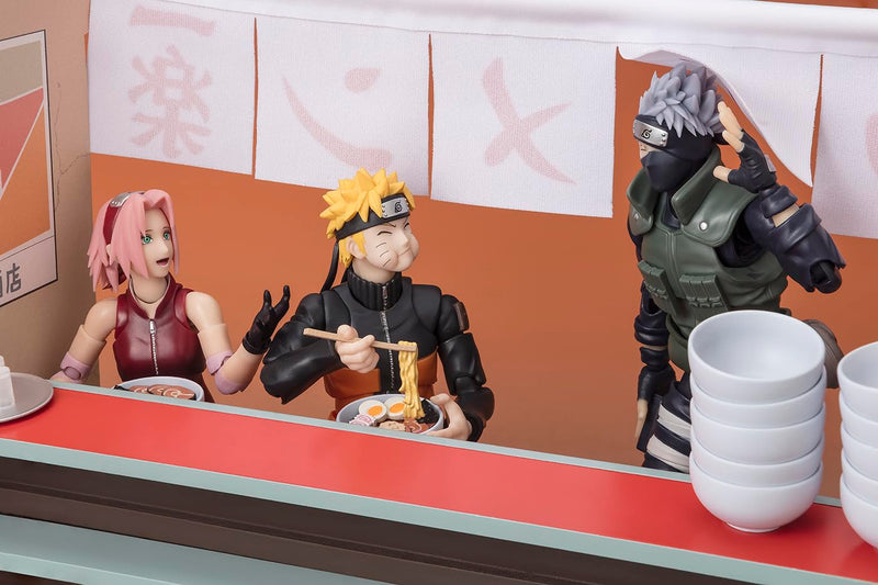 TAMASHII NATIONS S.H.Figuarts NARUTO Shippuden Ichiraku Ramen Set Approx. 220mm ABS&PS&PVC&Cloth Painted Complete Figure