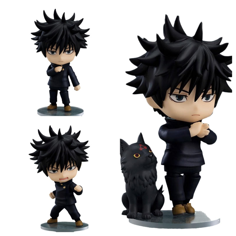 BoayDar figma Rukappu Nendoroid Jujutsu Kaisen Figure Q version Yuujin Kojo Gojo Satoru Fushikuro Kei Ryoumen Shukuin Kugisaki Nobara Figure Goods Movable and changeable face 10cm Model Statue Fushikuro