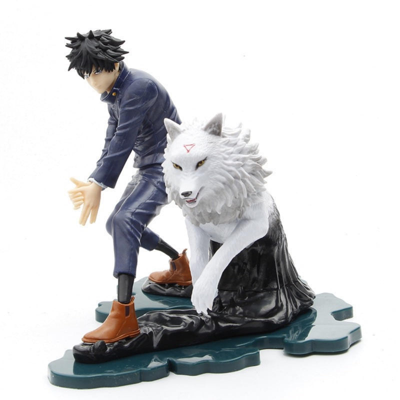 BoayDar Jujutsu Kaisen Badge Hanayashiki Kaitama Tamaori Yujin Kojo Juon Fukuroe Chokonose Figure ABS&PVC Painted Kaitama/Tamaori Figure 17cm