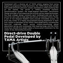 "Dyna-sync" twin drum pedal dedicated hard case that uses TAMA Tama "Direct Drive" method