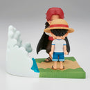 One Piece World Collectable Figure Log Stories Monkey D. Luffy & Shanks