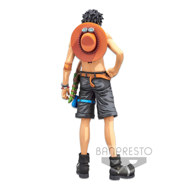 BanPrestoOne Piece Grandista Portgas.D.Ace Manga Dimensions Figure