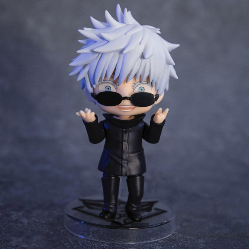 BoayDar figma Rukup Nendoroid Jujutsu Kaisen Figure Q version Yuujin Kojo Gojo Satoru Fushikuro Kei Ryoumen Shukuuna Kugisaki Nobara Figure Goods Movable and changeable face 10cm Model Statue Gojo Satoru