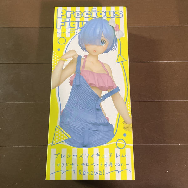 Re:ZERO -Starting Life in Another World- Rem Precious Figure Original Overalls Swimsuit Ver. Renewal Prize Figure Re:Zero