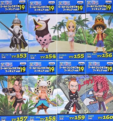 One Piece World Collectable Figure vol.19 8 types in total