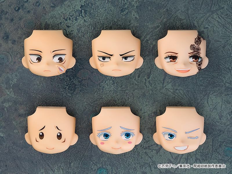 Nendoroid More Jujutsu Kaisen Replacement Face Jujutsu Kaisen 01 Plastic Painted Complete Trading Figure Box of 6