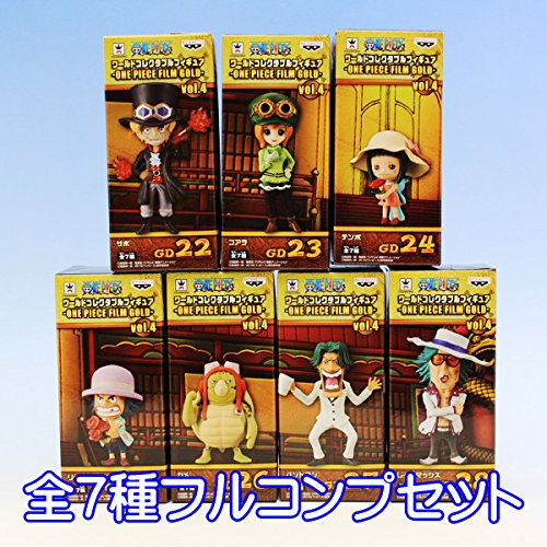 One Piece World Collectable Figure -ONE PIECE FILM GOLD-vol.4 All 7 types set