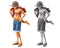 ONE PIECE magazine FIGURE vol.2 Luffy figure set of 2 types, normal color ver./rare color ver.