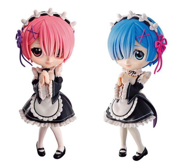 Banpresto Re:ZERO -Starting Life in Another WorldQ posket Ram Rem Normal Color Set of 2