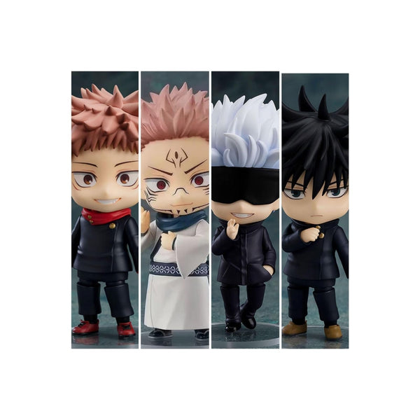 Nendoroid Jujutsu Kaisen Kojo Yuujin Fushiguro Megumi Double-faced Satoru Gojo Satoru Action Figure Anime Q Version Figure PVC Statue Collection Model Ornament Gift 3.9 Inch Peripheral Goods Anime Goods Gojo Satoru