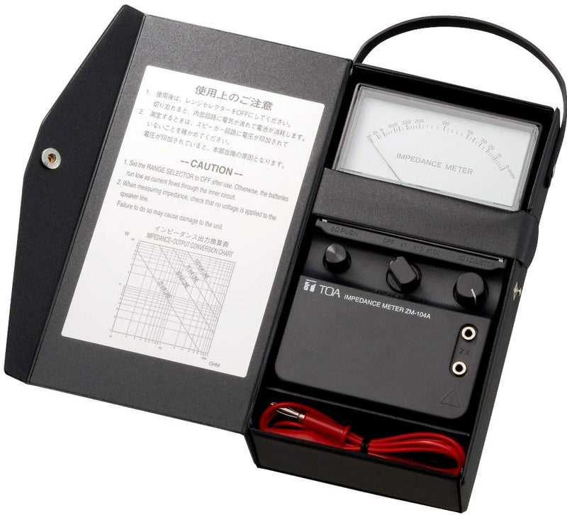 TOA ZM-104A Impedance Meter