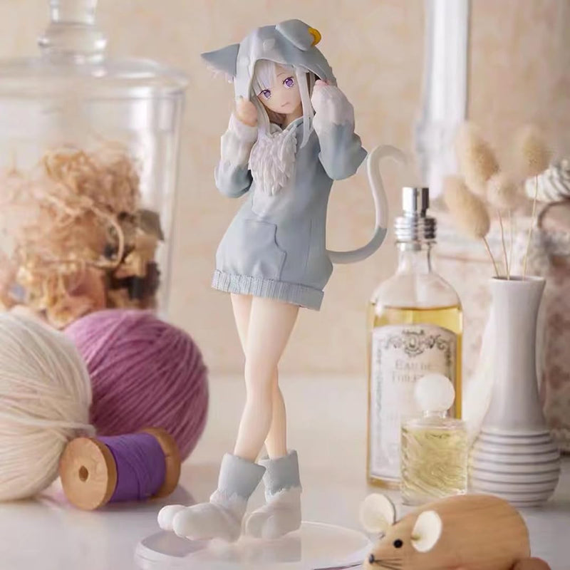 reijax Zero -Starting Life in Another World- FIGURIZM Rem Figure Remram Emilia Heterochromatic Parka Suit Figure Model