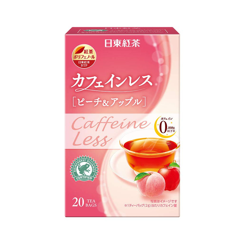 Mitsui Norin Nitto Black TeaDecaffeinated TBPeachApple x 3boxes TeaBags20pieces