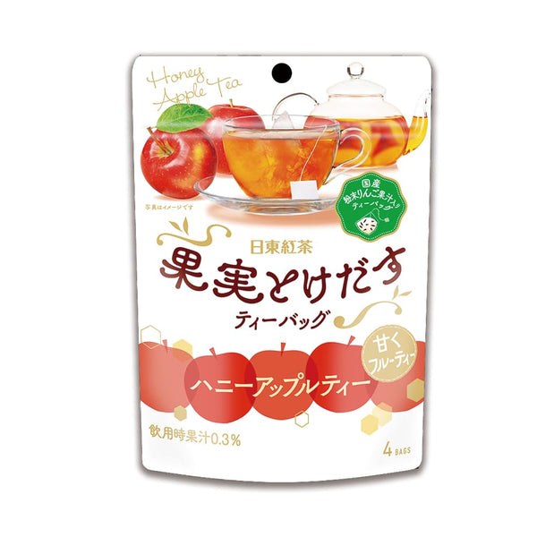 Mitsui Norin Nitto Black Tea Fruit Melting Tea Bag Honey Apple Tea 4 bags x 6 pieces