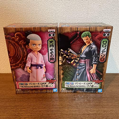 One Piece DXF ~THE GRANDLINE SERIES~Wano Country vol.1 All 2 types set [Kozuki Momonosuke, Roronoa Zoro]