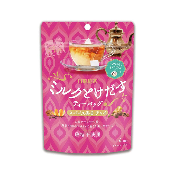 Mitsui Norin Nitto Tea Milk Tea Bag Spice Fragrant Chai 4 bags x 6 pieces