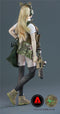 Toy Hobby [TOYBARJAPAN] 1/6 Scale Action Figure Compatible with TBLeague Body ARMSHEAD JK GIRL SET RE01B Beautiful Sexy High School Girl Sailor Combat Clothes and Shoes Set (Does not include body, head and weapon)