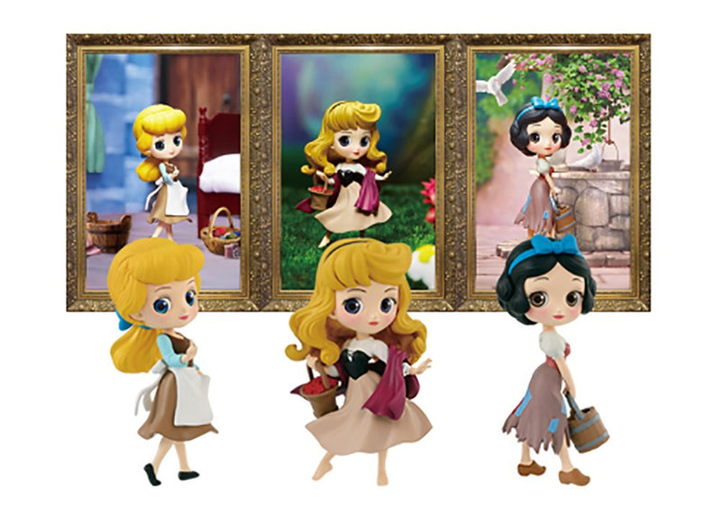 Disney Characters Q posket petit Cinderella Briar Rose Snow White Cinderella Briar Rose Snow White