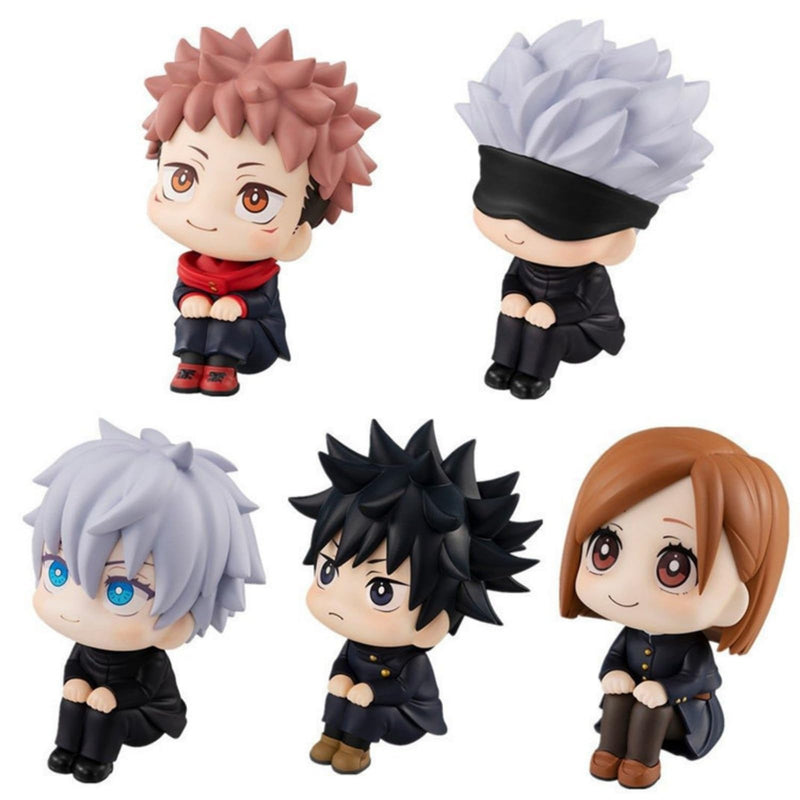 BoayDar figma Rukup Nendoroid Jujutsu Kaisen Figure Q version Yuji Kojo, Satoru Gojo, Kei Fushikuro, Bara Kugisaki Figure Goods 10cm Set of 5